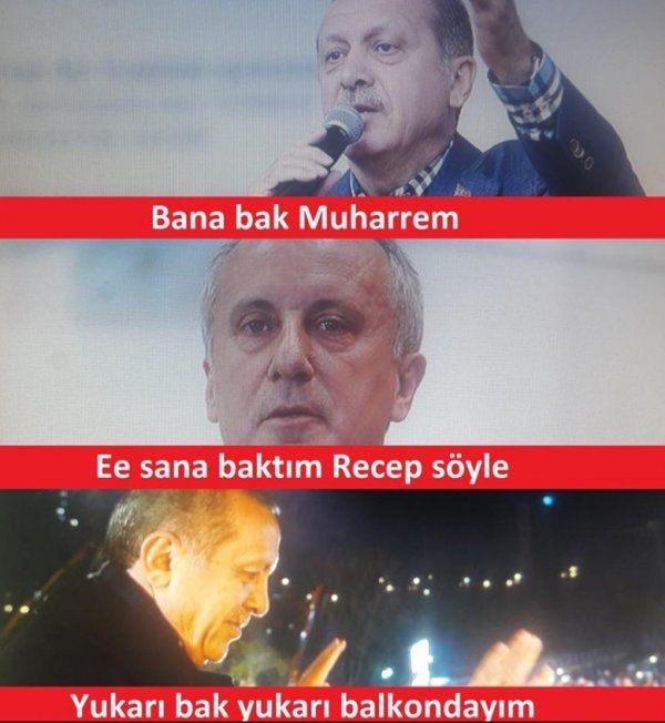 Cumhurbaşkanı ve 27. Dönem Milletvekili Seçimi'nin resmi olmayan sonuçlarına göre , Recep Tayyip Erdoğan Başkan olarak seçildi.. Sosyal medyada hem seçim dönemi hem de sandıklar açıldıktan sonra boş durulmadı işte birbirinden ilginç ve komik capsler.. 