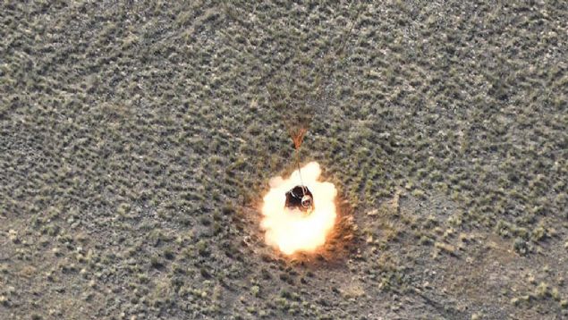 Uluslararası Uzay İstasyonunda (UUİ) 204 gündür görev yapan Soyuz MS 11 kapsülü Kazakistan'a indi.