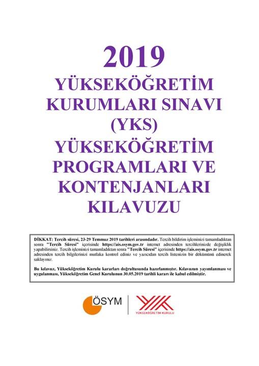Üniversite sınavına giren adaylar için tercih heyecanı başlıyor. <br><br> YKS tercih kılavuzu ÖSYM son dakika açıklamasının ardından erişime açıldı.