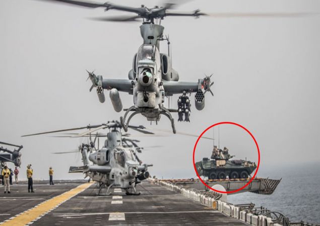 Kaynak: star.com.tr <br> ABD'nin USS Boxer savaş gemisi, bu hafta başında Hürmüz Boğazı'ndan geçerek Basra Körfezi'ne girdi.