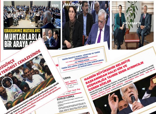 Diyarbakır, Mardin ve Van Büyükşehir Belediye Başkanları terörle bağlantıları nedeniyle görevlerinden uzaklaştırıldı.