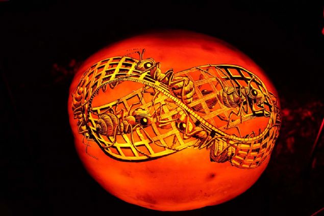 ABD'nin New York eyaletindeki Governers Island'da 'Rise of the Jack O'Lanterns' etkinliği kapsamında 5 binin üzerinde elle oyulmuş ve ışıklandırılmış bal kabağı sergilendi.