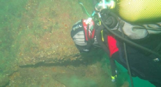 Çanakkale Boğazı'nda dikkat çeken kare