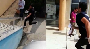 Polis saniyeler kala yetişti
