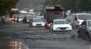 İstanbul'da şiddetli yağış...
