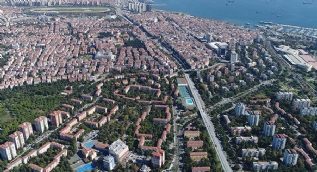 Halkalı Sirkeci tren hattı inşaatında son durum havadan görüntülendi