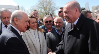 Erdoğan ve Bahçeli Büyük Ankara Mitingi'nde bir araya geldi