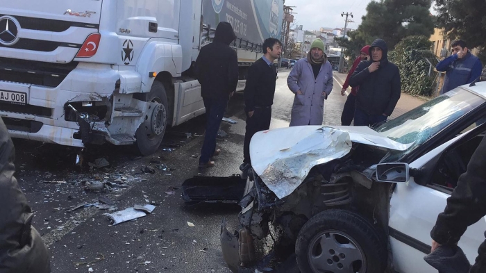 hbar üzerine kaza yerine salk, itfaiye ve polis ekipleri sevk edildi.