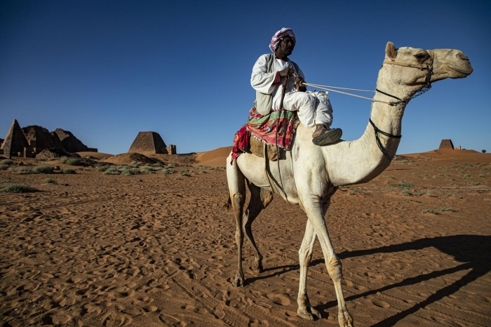 Bölgedeki kalntlar, piramitlerde Antik Msr, Yunan ve Romann yan sra Ku Krall'nn kendine has mimarisinden izler sunuyor.  (AA)
