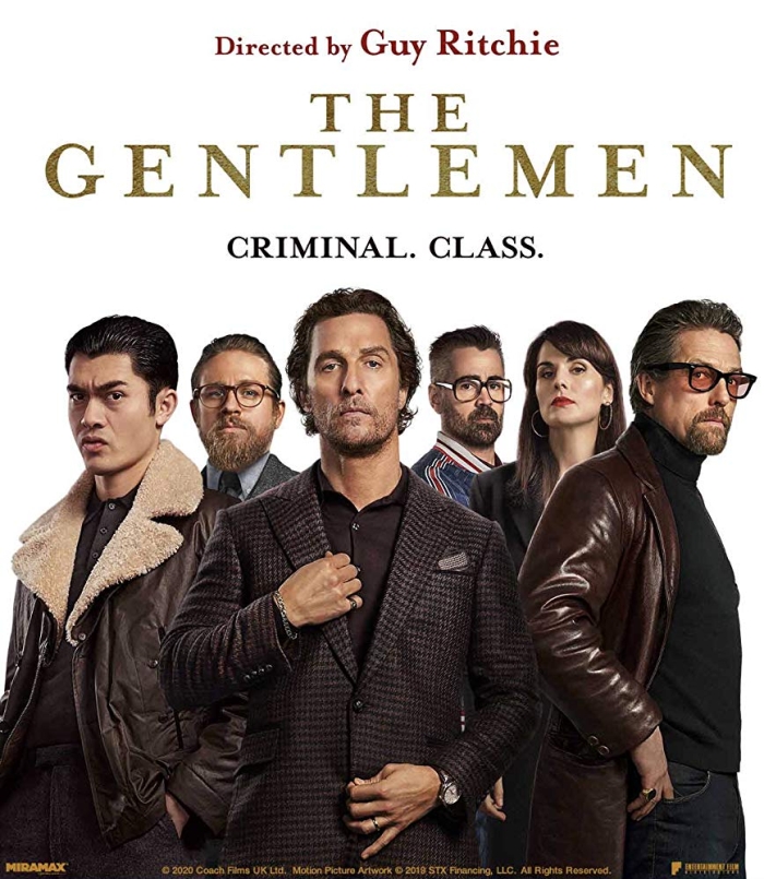- 'The Gentlemen'  ektii su filmleriyle kariyerini ina eden Guy Ritchie'nin kklerine geri dnd filmi 'The Gentlemen' aksiyon merakllarnn ilgisini ekmeye aday.  Senaryosu da Guy Ritchie tarafndan kaleme alnan film; ngiltere'de kurduu byk apl uyuturucu imparatorluunu Oklahomal bir hanedana satma aamasnda olan Mickey Pearson'n, kendisini bu srete rvetten antaja birok farkl su faktrlerinin yer ald etrefilli olaylar silsilesi ierisinde bulmasn konu ediniyor.  Aksiyon sahneleriyle ne kan filmin barollerinde Matthew McConaughey, Charlie Hunnam, Michelle Dockery, Jeremy Strong, Colin Farrell, Henry Golding, Hugh Grant ve Eliot Sumner oynuyor.