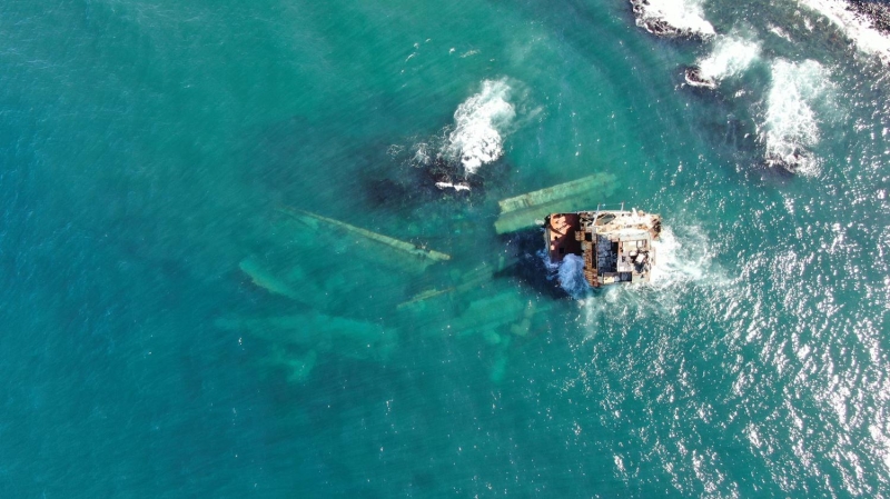 Karaya oturan geminin sklerek oradan kaldrlmas iin incelemeler yaplm, skm ihalesi alan firmann nmzdeki Mart yada Nisan aylarnda enkaz bulunduu yerden kaldrma almalarna balamas planlanyordu.