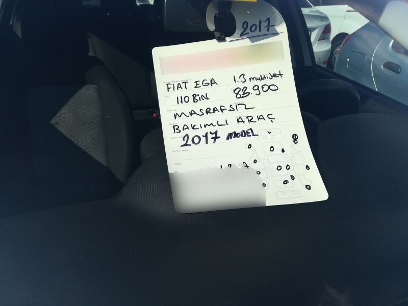 2017 Fiat Egea 86.900 TL