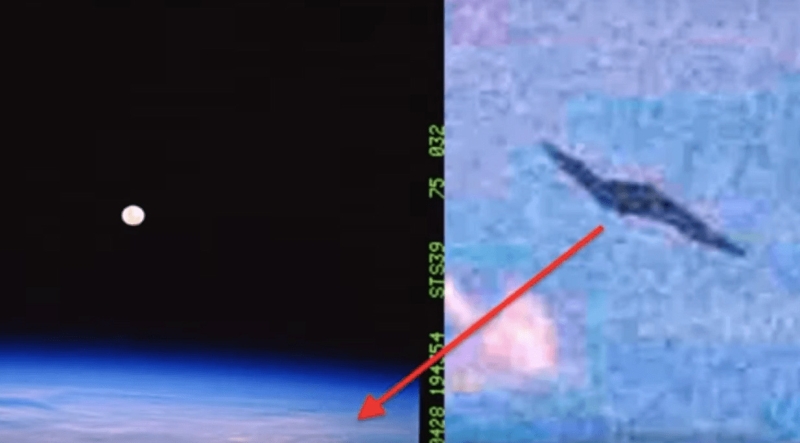   1984 ylnda uzaya frlatlan ve Uluslararas Uzay stasyonunun yapm aamasnda grevlendirilen Discovery Uzay Mekii'nin ektii bir fotorafta UFO olduu sylentileri ortaya kt. 