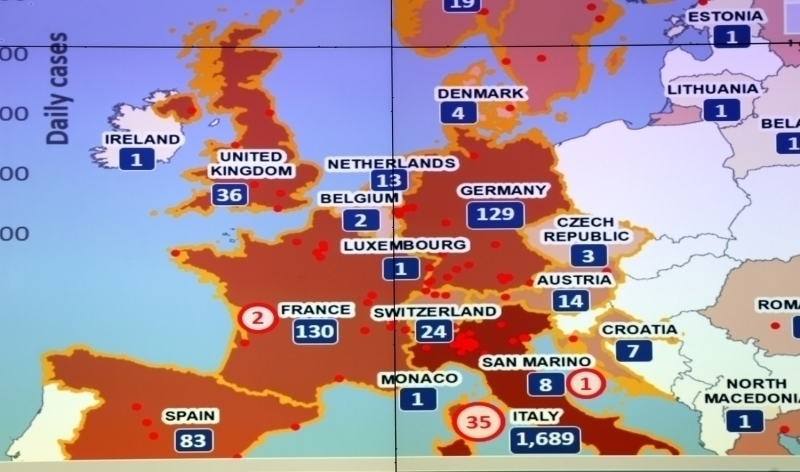 Belika'nn bakenti Brksel'de Koronaviris ile mcadele iin AB Acil Mdahale Koordinasyon Merkezi (ERCC) kuruldu. 