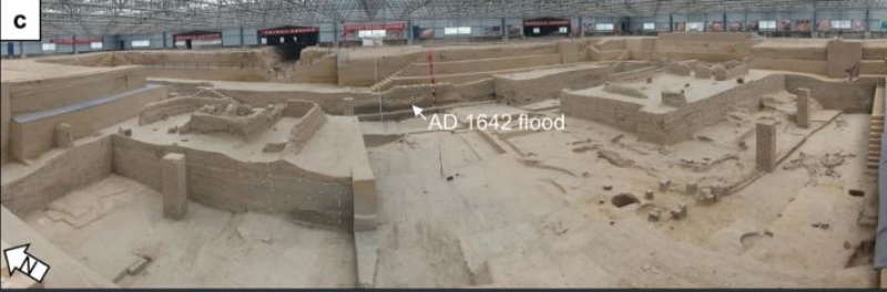 Uluslararas� bilim insanlar�ndan olu�an bir ekibe g�re, sel felaketi �ehri yok etti ve sakinlerini metrelerce silt (al�vyon) ve kilin alt�nda g�md�. 