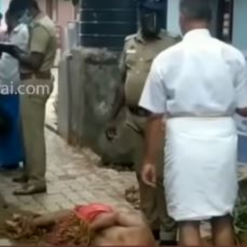 Komularn ikayeti zerine olay yerine gelen polis, Nadu'yu yakalad.