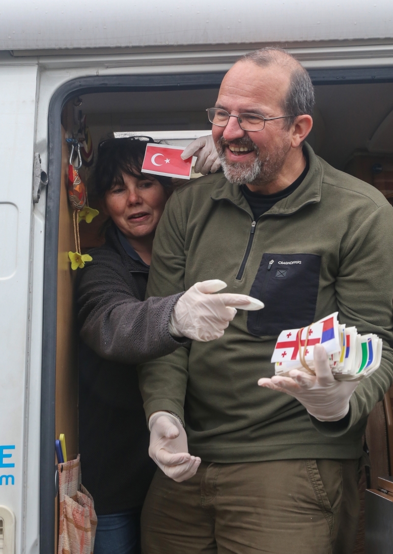 <p>D�nya turundaki �ngiliz �ift, korona g�nlerinde �stanbul'da kald�.</p>