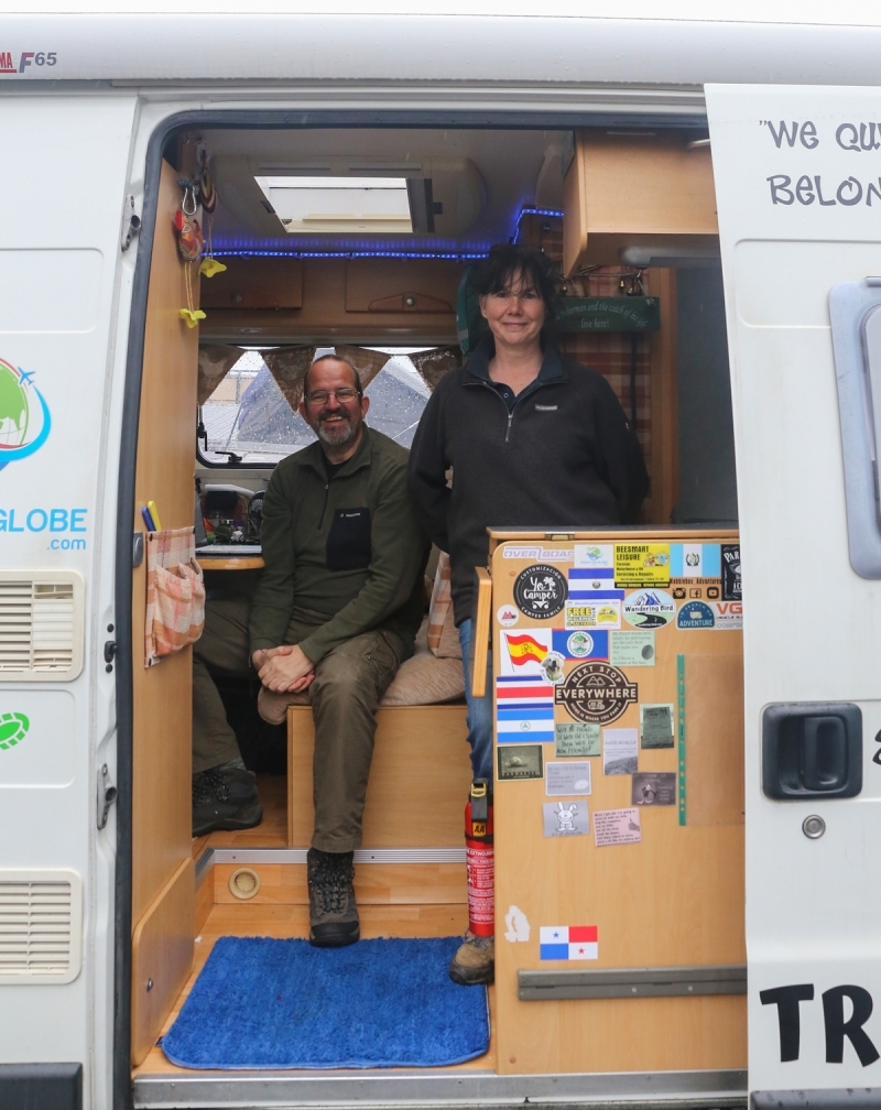 D�nya turundaki �ngiliz �ift, korona g�nlerinde �stanbul'da kald�.