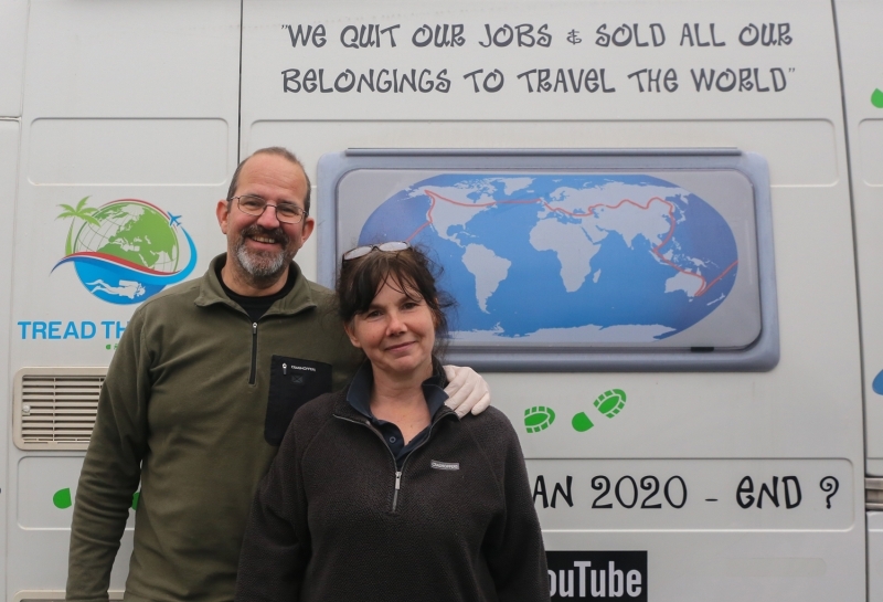 <p>D�nya turundaki �ngiliz �ift, korona g�nlerinde �stanbul'da kald�.</p>