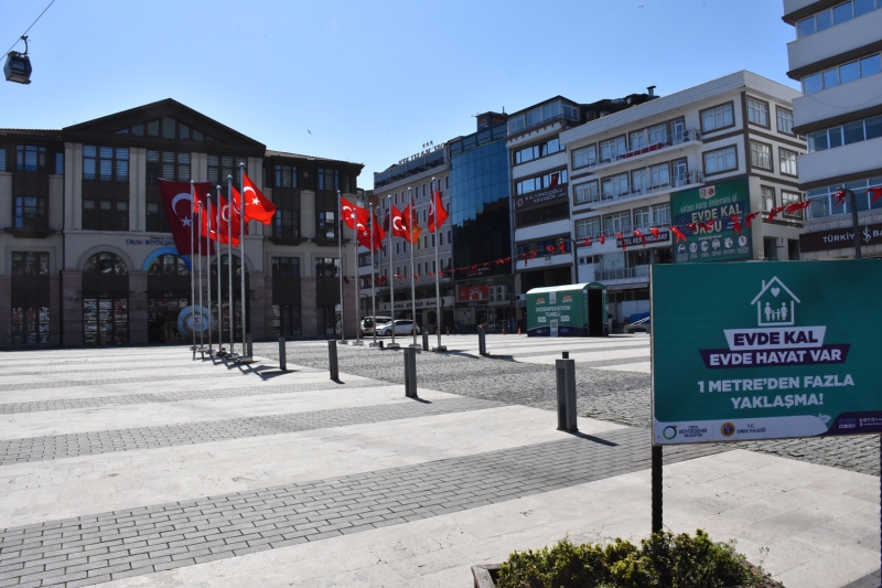 <p>Ordu'da, 'Evde Kal Türkiye' çağrısına büyük oranda uyulduğu görüldü.</p>