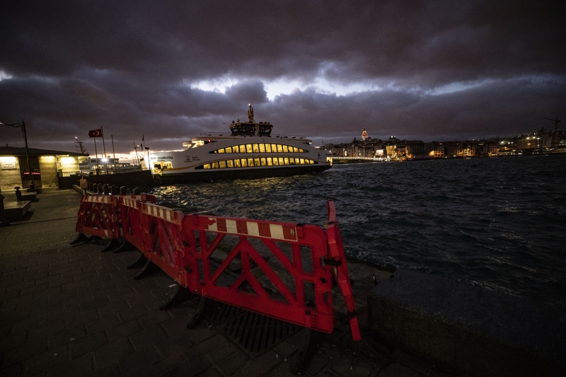 <p>İstanbul'da 'koronavirüs sessizliği'</p>