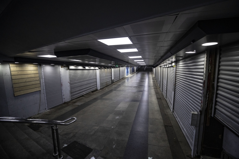 <p>İstanbul'da 'koronavirüs sessizliği'</p>