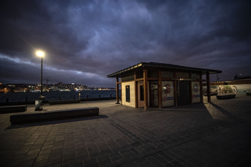 <p>İstanbul'da 'koronavirüs sessizliği'</p>