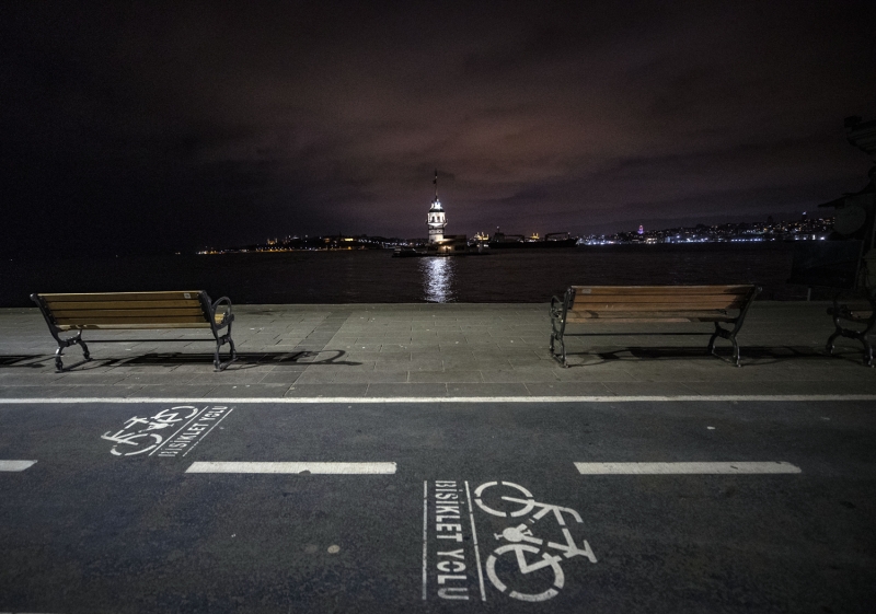 <p>İstanbul'da 'koronavirüs sessizliği'</p>