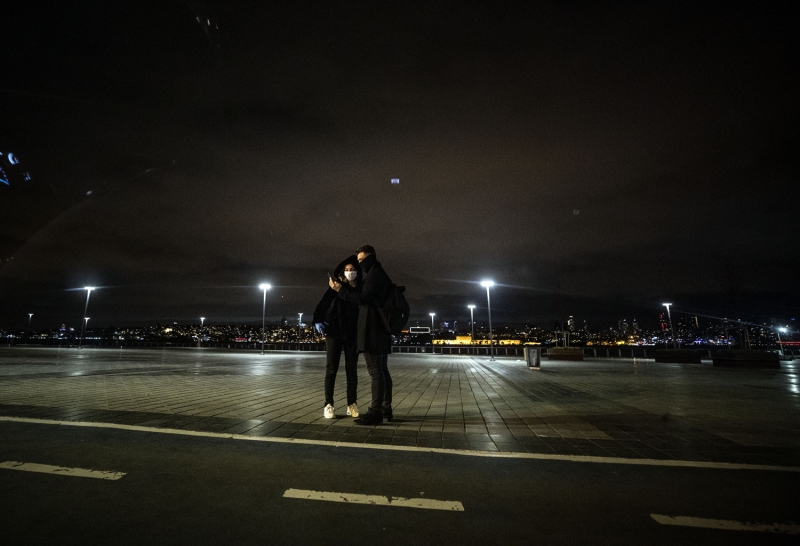 <p>İstanbul'da 'koronavirüs sessizliği'</p>