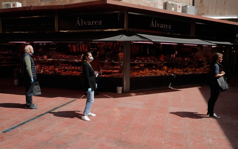 <p>İspanya'da koronavirüs tedbirleri</p>