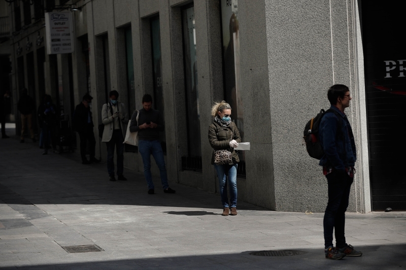 <p>İspanya'da koronavirüs tedbirleri</p>