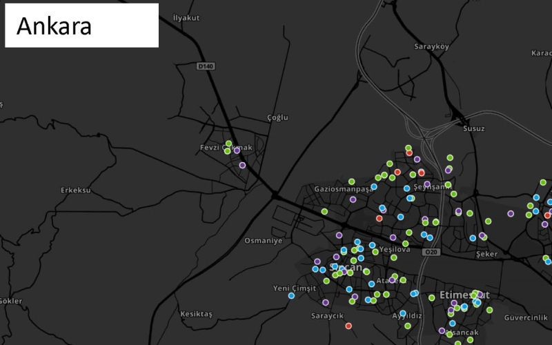 <p>Buralarda testleri pozitif km ancak fazla ikyeti olmayan ve evde gzlem altnda tutulan hastalar bulunuyor. Keiren ve Yenimahalle'de ise hem younluk ok hem de kritik vaka says fazla.</p>