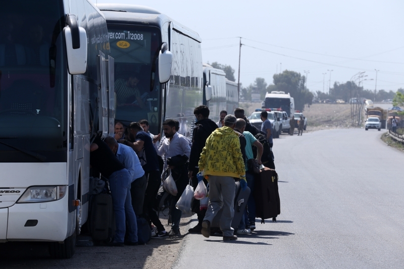 <p>Irak’taki T�rk vatanda�lar�n�n yurda d�n��leri devam ediyor</p>