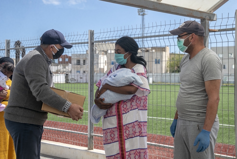 <p>Tunus'ta Afrikal gmenlere yardm</p>