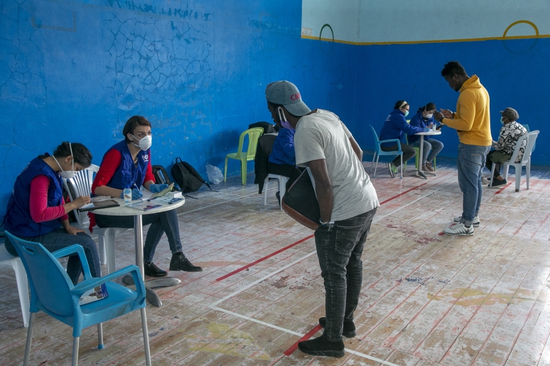 <p>Tunus'ta Afrikal gmenlere yardm</p>