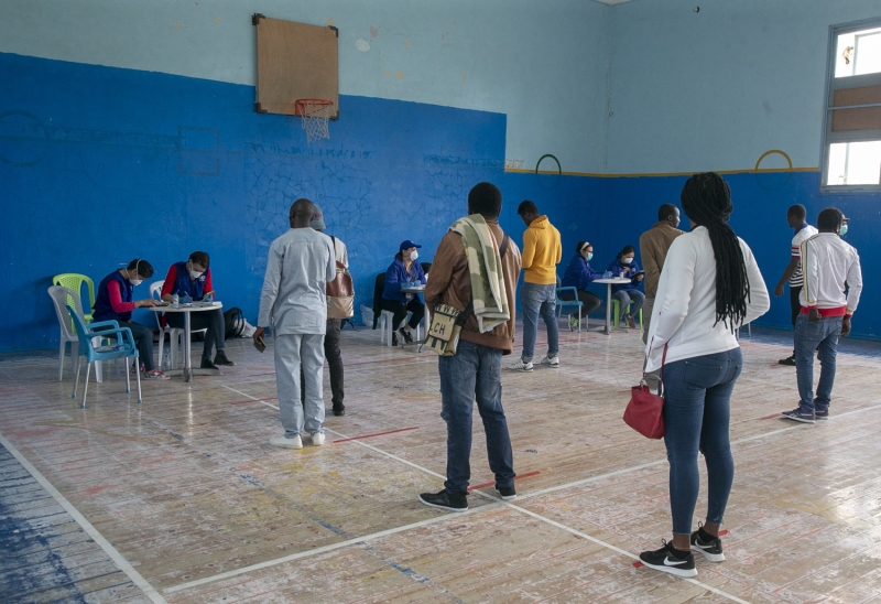 <p>Tunus'ta Afrikal gmenlere yardm</p>