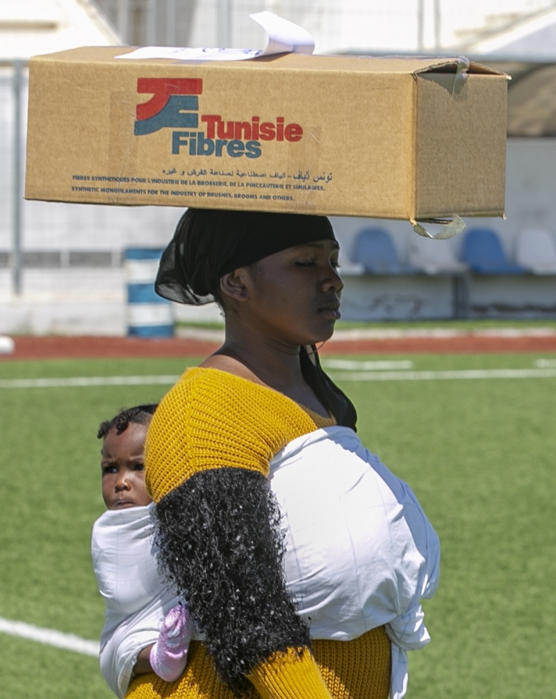 <p>Tunus'ta Afrikal gmenlere yardm</p>