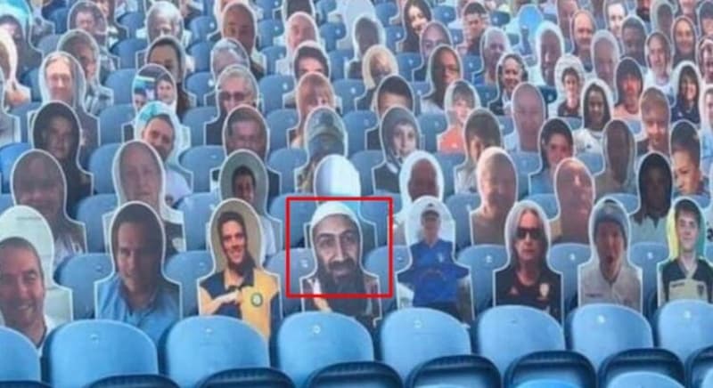 <p><b>APAR TOPAR KALDIRILDI </b></p><p>Bahsi geçen dikkatli taraftarın sosyal medyada yaptığı paylaşımların ardından harekete geçen Leeds United yönetimi, Usame Bin Ladin’in fotoğrafını tribünden kaldırdı.</p>