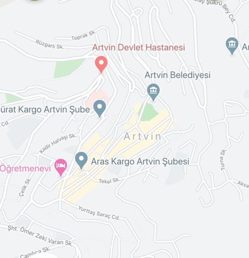 <p>ARTVİN</p><p><br></p>