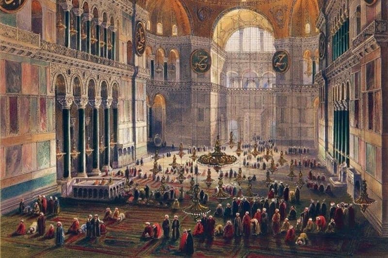 <p class='MsoNormal'><b>AYASOFYA’NIN KIBLE  YNNE EVRLMES</b><br></p>