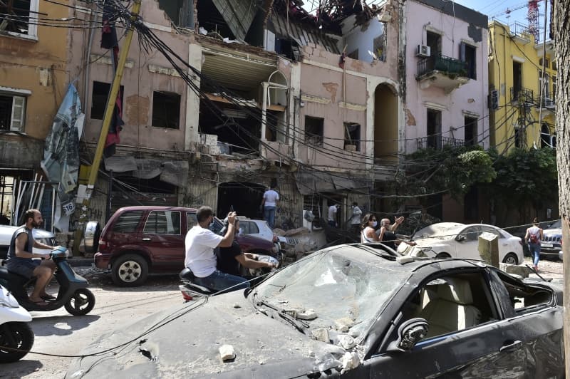 <p>Beyrut'taki patlamanın görüntüleri ortaya çıktı! Beyrut patlaması görüntüleri </p>