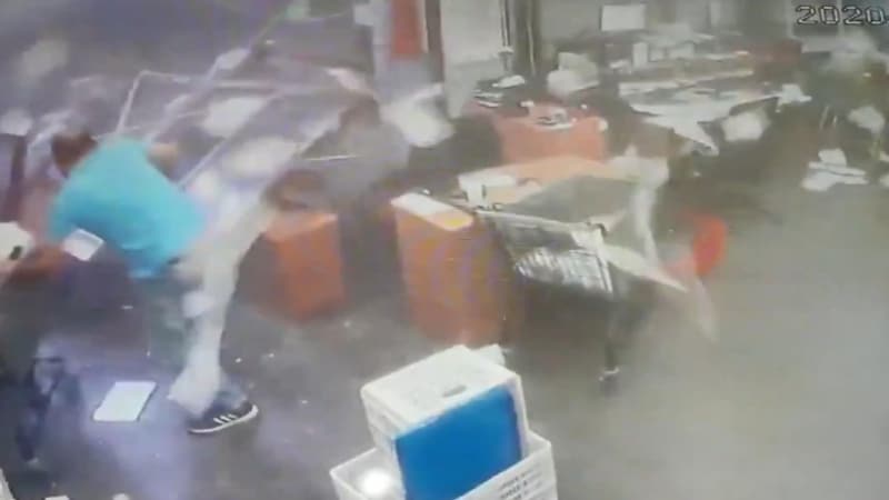 <p>Beyrut'taki patlamanın görüntüleri ortaya çıktı! Beyrut patlaması görüntüleri </p>