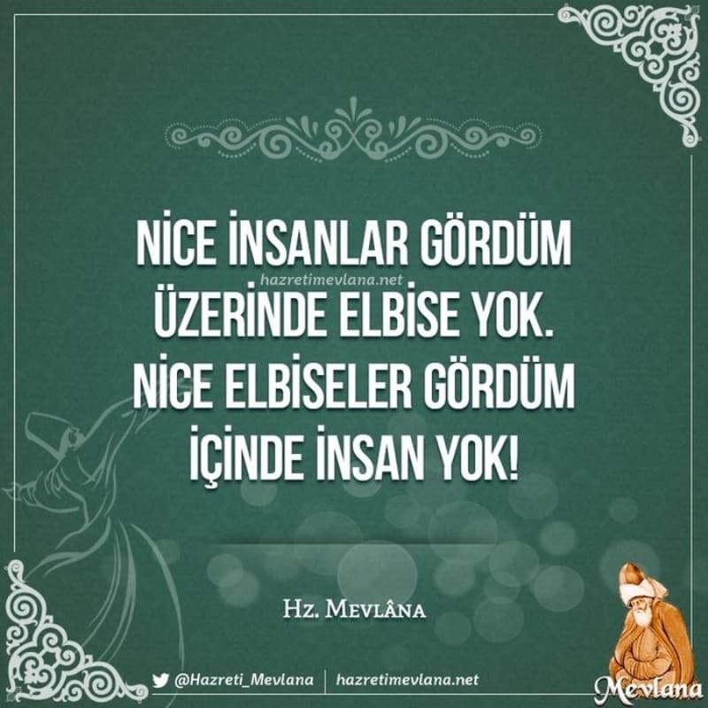 <p>İnsanlar seni yanlış anladığında dert etme, duydukları senin sesin fakat aklından geçirdikleri kendi düşünceleridir.</p><p>-Hz.Mevlana</p>