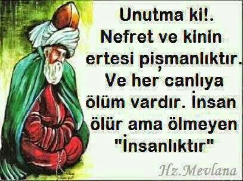 <p>En güzel Mevlana cuma sözleri resimli mesajlar</p>