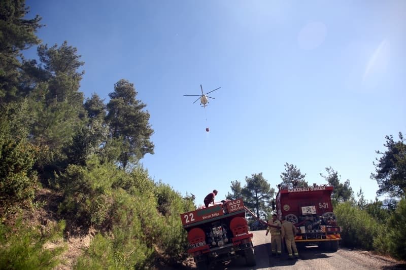 <p>Adana'daki orman yangınından fotoğraflar</p>