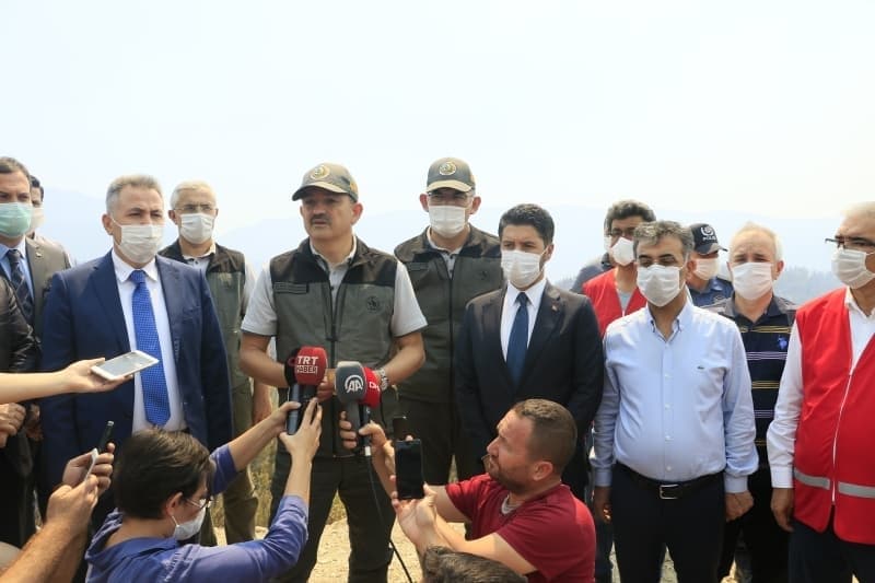 <p>Adana'daki orman yangınından fotoğraflar</p>