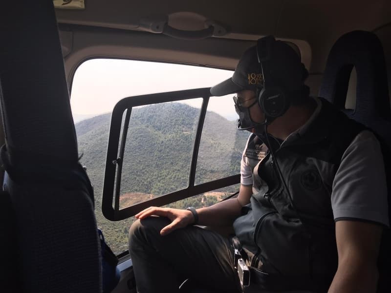 <p>Adana'daki orman yangınından fotoğraflar</p>