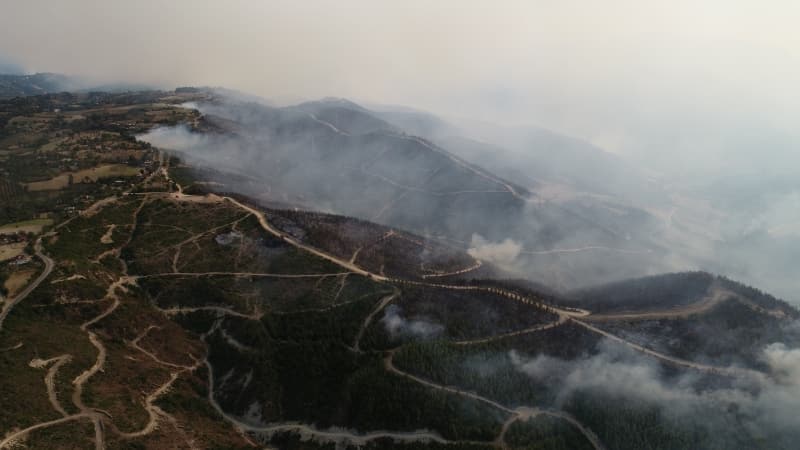 <p>Adana'daki orman yangınından fotoğraflar</p>