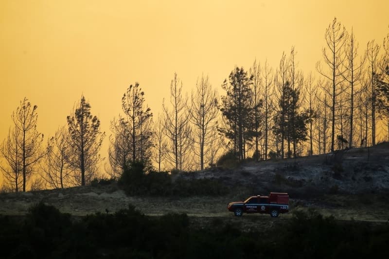 <p>Adana'daki orman yangınından fotoğraflar</p>