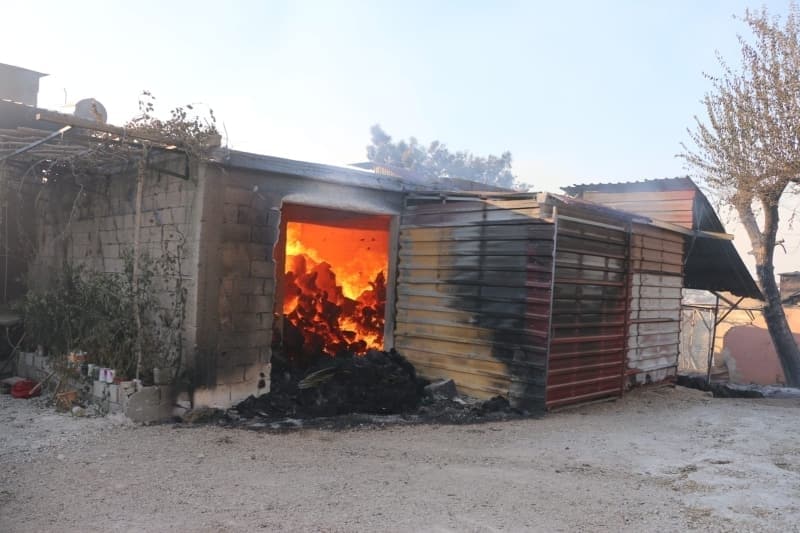 <p>Adana'daki orman yangınından fotoğraflar</p>